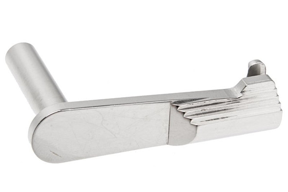 Airsoft Masterpiece Hi Capa Slide Stop (Type 1, Steel) - Silver