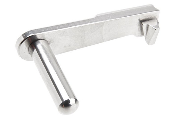 Airsoft Masterpiece Hi Capa Slide Stop (Type 1, Steel) - Silver