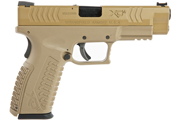 WE XDM 4.5 inch Green Gas Airsoft Pistol (Licensed by Springfield Armory) - Tan