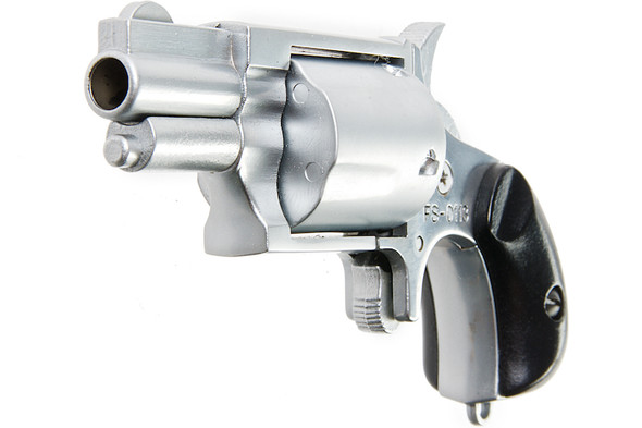 Farsan FS-0113 Metal Mini Model Gun Revolver - Silver