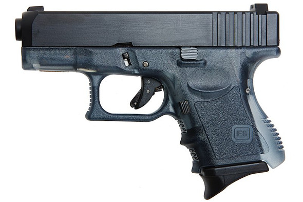 Farsan 0215 P27 Half Metal Model Gun - Transparent Black