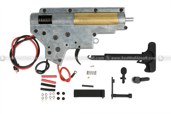 G&P M4 Gearbox Set (8mm Bearing, Rear Wiring, Dean Connector)