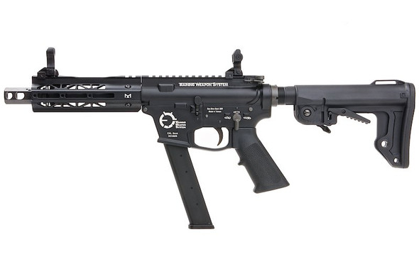 King Arms TWS 9mm SBR Airsoft M4 GBB Rifle - Black