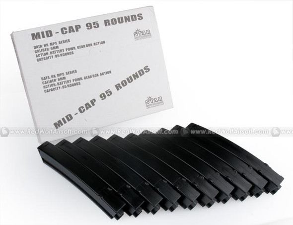 ARES MP5 Magazine (95 rounds AEG Magazine) - 10pcs/box