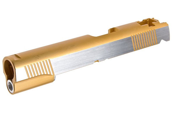 Gunsmith Bros SFA Single Slide for Tokyo Marui Hi-Capa GBB Pistol - Gold 2 Tone