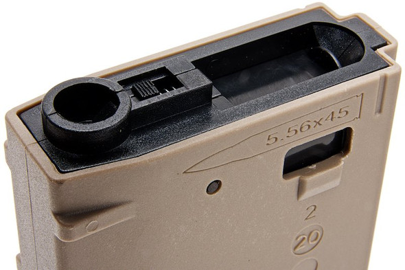 DMAG M4 Magazine (D-DAY)(340 rounds, Hi-Cap Wheel EMM AEG Magazine) - TAN