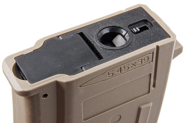 Arcturus DMAG (D-DAY) AK74 450rds Hi-Cap Wheel EMM AEG Magazine - TAN