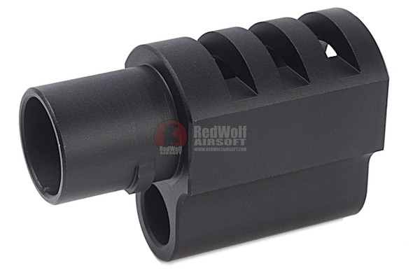 5KU 1911 Punisher Compensator for Tokyo Marui 1911 GBB Airsoft Style 1 - Black