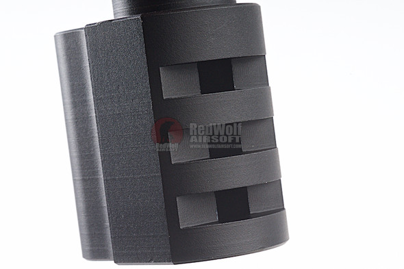 5KU 1911 Punisher Compensator for Tokyo Marui 1911 GBB Airsoft Style 1 - Black