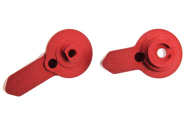 KRYTAC CNC Ambi Selector Switch Assembly & Selector for Krytac AEG / M4 & M16 Series AEG - Anodized Red