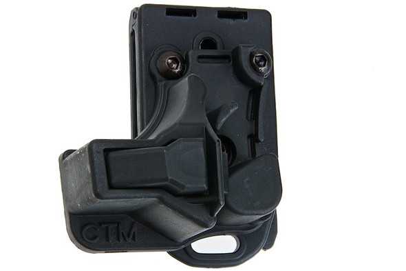 CTM TAC Speed Holster for Glock Series / Action Army AAP01 GBB Airsoft Pistol (Right Hand Version)  - Black