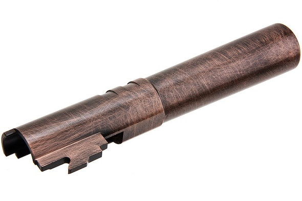 Airsoft Masterpiece Hi Capa 4.3 Outer Barrel .45 ACP Threaded Fix (11mm CW) - Copper