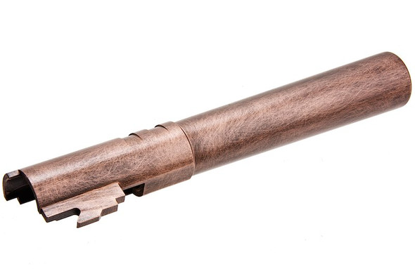 Airsoft Masterpiece Hi Capa Outer Barrel .45 ACP Threaded Fix (11mm CW) - Copper