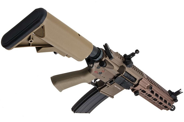 E&C 416 GEI Style Airsoft AEG Rifle EC105 (QD 1.5 Gearbox) - Dark Brown