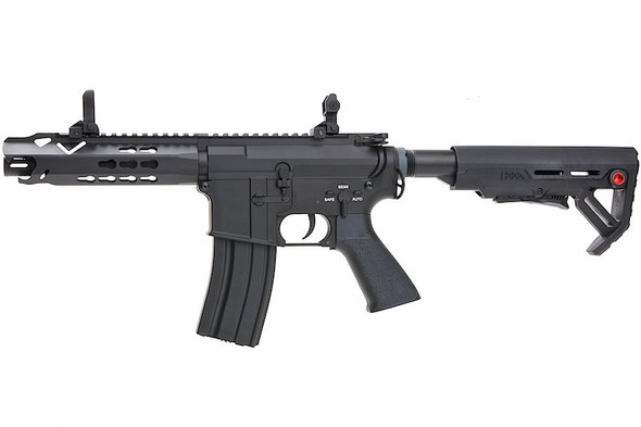 E&C M4 Full Metal Airsoft M4 AEG Rifle EC312-1 (QD 1.5 Gearbox) - Black