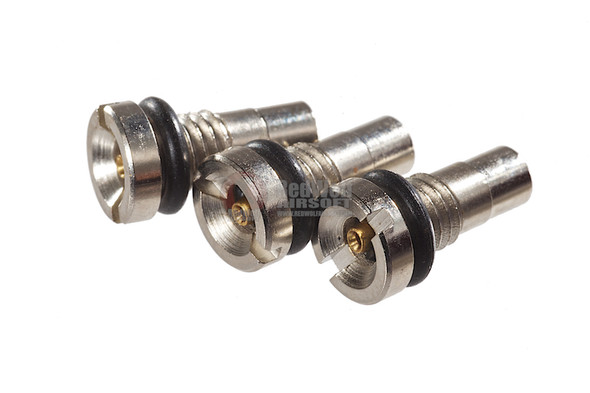 Madbull Green Gas Fill Valves (3 Pack, Stainless Steel)