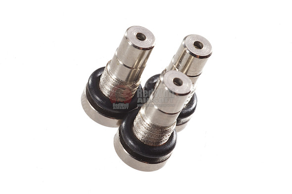 Madbull Green Gas Fill Valves (3 Pack, Stainless Steel)