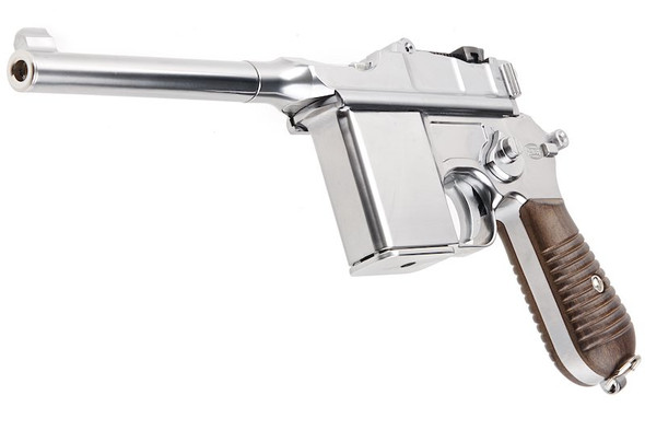 Marushin M712 Silver Normal Barrel Green Gas Airsoft Pistol