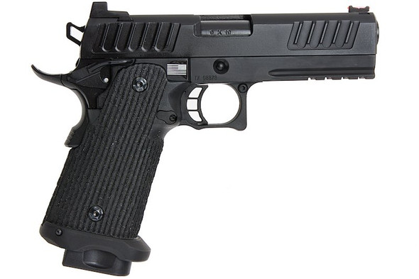 Army Armament Hi Capa Green Gas Airsoft Pistol - Black (R603)