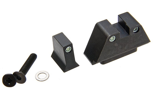 Pro Arms Tokyo Marui G17 GBB Airsoft Tritium Steel Suppressor Sight