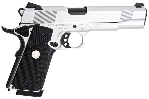 Army Armament R27 MEU Green Gas Airsoft Pistol - Silver