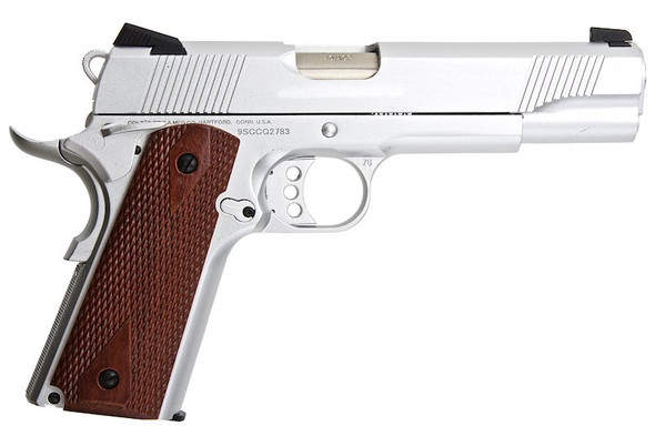 Army Armament R30 Government Style M1911A1 Competition Green Gas Airsoft Pistol - Silver