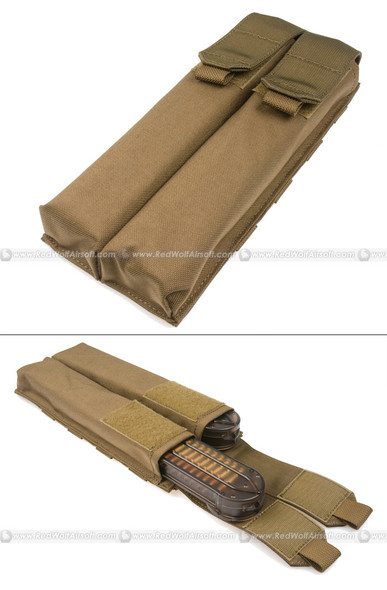 PANTAC Molle Double P90 / UMP Magazine Pouch (CB / Cordura)