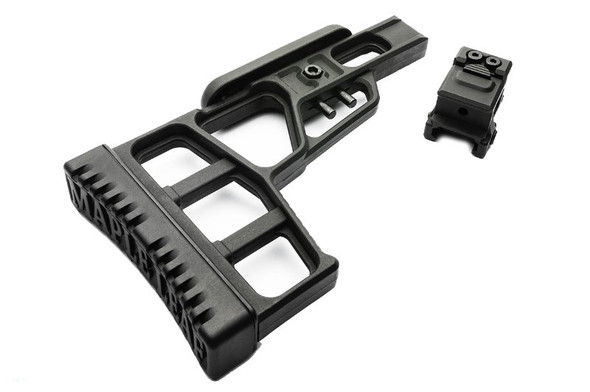 Maple Leaf MLC-S2 Tactical Folding Stock for VSR-10 & MLC-338 with Hinge - BK