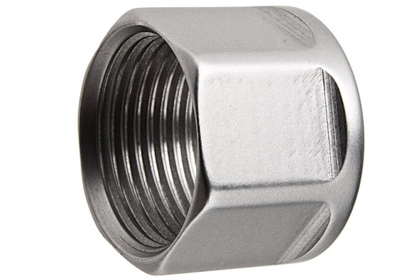 5KU Threaded Barrel Protector (Hexagon) - 14mm CCW (Silver)