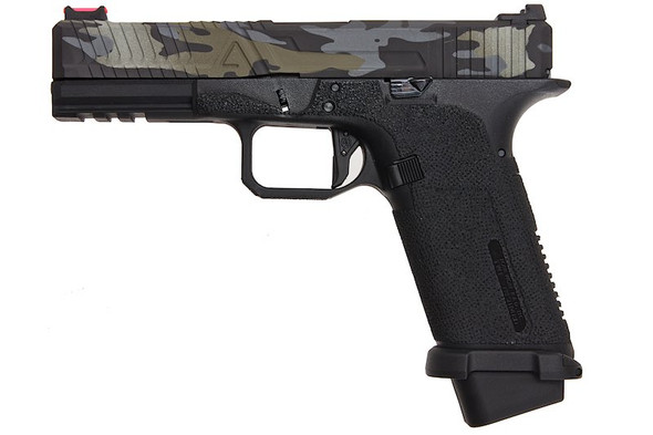 RWA Agency Arms EXA Green Gas Airsoft Pistol - Cerakote Multicam Black