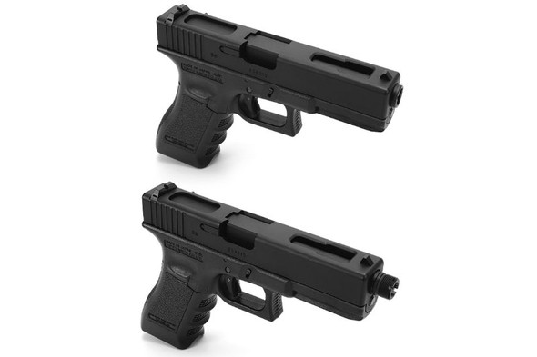 Nine Ball Non-Recoil 2 Way Outer Barrel w/ 14mm CCW Adapter for Tokyo Marui G17 Gen 3 /G22 /G18C GBB - BK