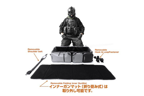 Satellite Container Gun Case Compact (Dimensions : H 600mm X W 300mm X D 75mm) - MCBK