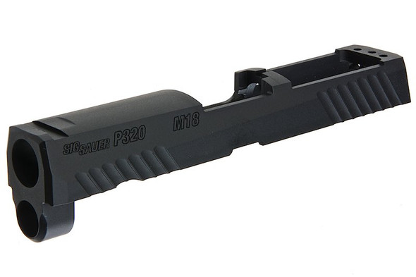 SIG Sauer M18 P320 GBB Airsoft Slide - Black (Original Part # 01-1) (by SIG AIR & VFC)