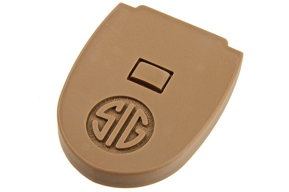SIG Sauer M17 / M18 P320 GBB Airsoft Gas Magazine Plate - FDE (Parts # 01-14) (by SIG AIR & VFC)