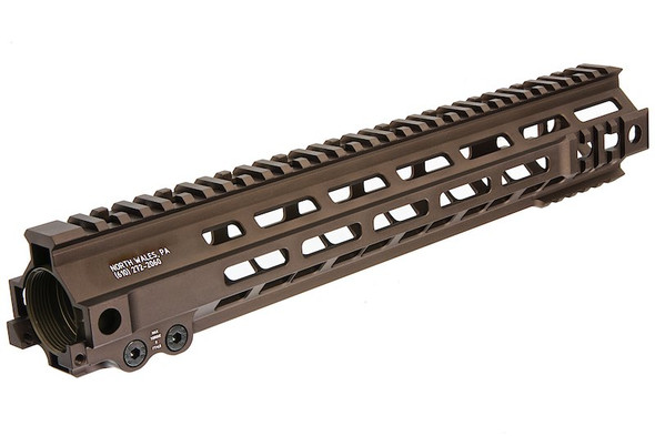 Z-Parts MK4 Rail (Aluminum, 13 inch with Barrel Nut) for GHK M4 GBBR Airsoft - DDC