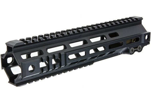 Z-Parts MK4 Rail (Aluminum, 10 inch with Barrel Nut) for Tokyo Marui M4 MWS GBBR Airsoft - Black