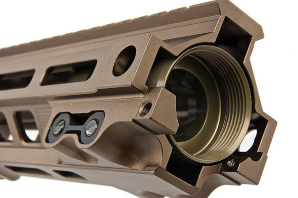 Z-Parts MK4 Rail (Aluminum, 10 inch with Barrel Nut) for VFC M4 GBBR Airsoft - DDC