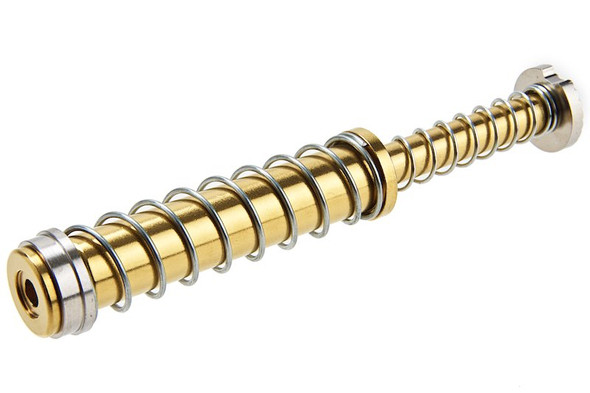 COWCOW Technology Stainless Steel Guide Rod Set for Umarex (VFC) G17 Gen 5 GBB Airsoft - Gold