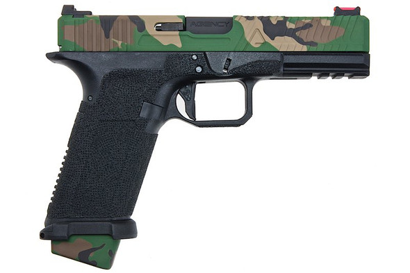 RWA Agency Arms EXA Green Gas Airsoft Pistol - Cerakote Woodland