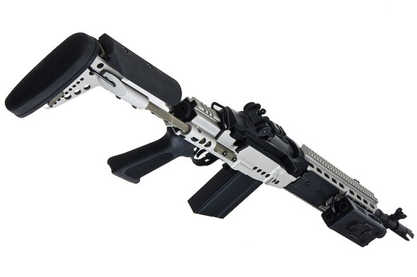 CYMA M14 EBR AEG Enhanced Battle Airsoft AEG Rifle - Silver (Metal) (CM032G-SV)