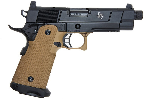 Army Armament R504 Costa VIP Style Green Gas Airsoft Pistol w/ RMR Mount Base - DE