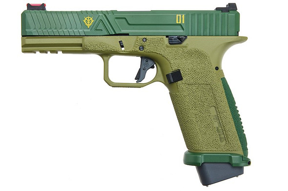 RWC G Zion Cerakote ZKU-II Green EXA 01 Green Gas Airsoft Pistol