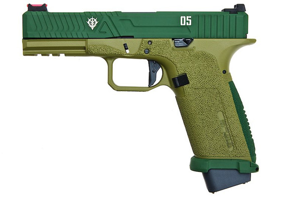 RWC G Zion Cerakote ZKU-II Green EXA 05 Green Gas Airsoft Pistol