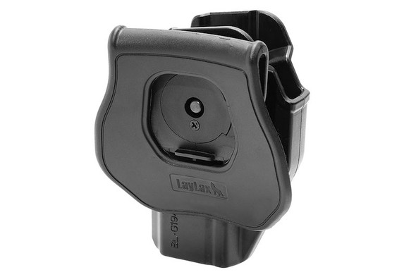 Laylax (Battle Style) CQC Holster Left Handed for Tokyo Marui G17/18c/19/22/26, Umarex G17/19/19x GBB-Tan