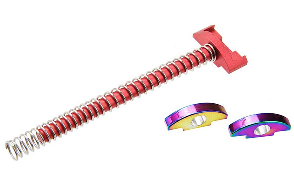 COWCOW Technology Action Army AAP01 GBB Airsoft Guide Rod Set (Aluminum) - Red