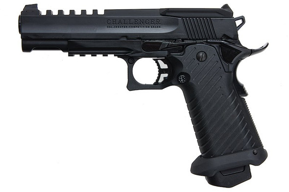 ICS CHALLENGER Hi Capa Green Gas Airsoft Pistol - Black