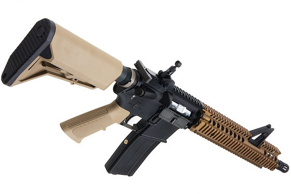 EMG Colt Licensed Daniel Defense M4A1 FSP Airsoft M4 GBB Rifle - BK/ DE (by King Arms)