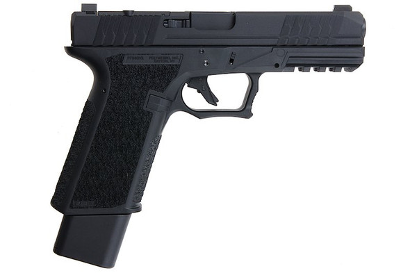 JDG P80 PFS9 RMR Cut Green Gas Airsoft Pistol (Licensed by Polymer 80) - Black