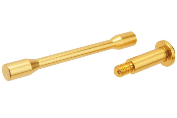 JL Progression Tokyo Marui Hi Capa 5.1 GBB Xtreme Aluminum Guide Rod - Gold (Compatible with AW Custom/WE/KJ Works)