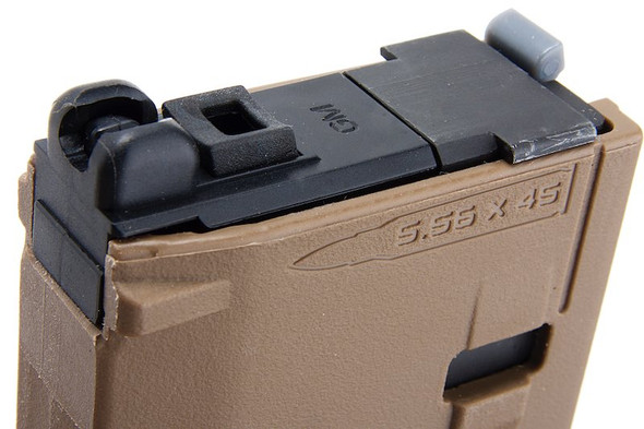 Guns Modify EVO Tokyo Marui M4 MWS Green Gas Magazine V4 Version  (35 rounds, FDE)